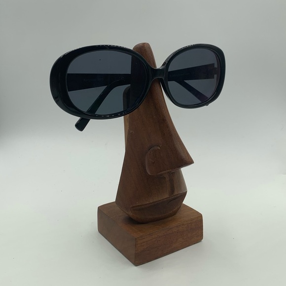 EYEBUYDIRECT Kargopol Black Oval Sunglasses Frames